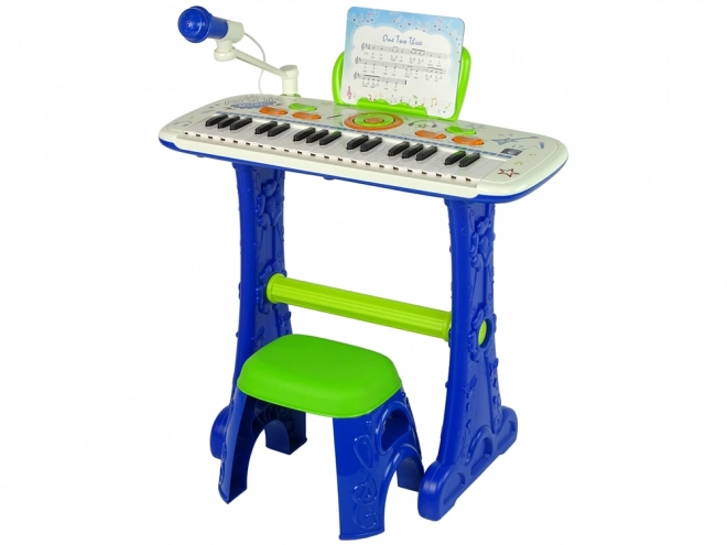 Elektrisk klaver-keyboard til børn Blue USB notes