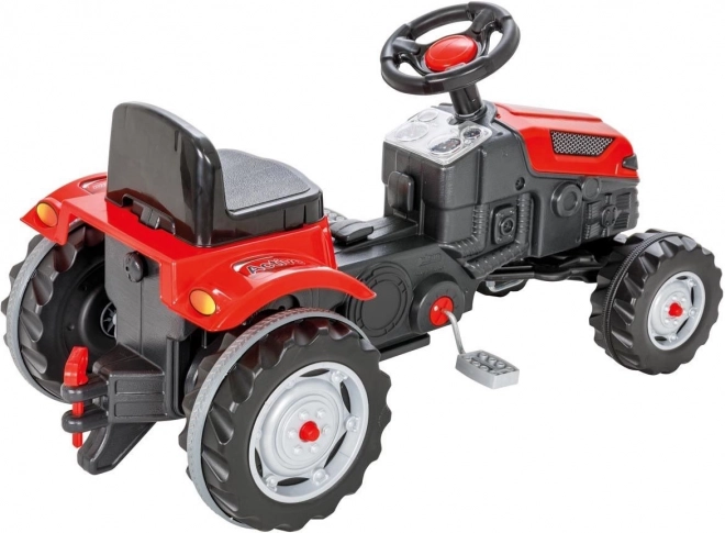 Traktor pedalrød