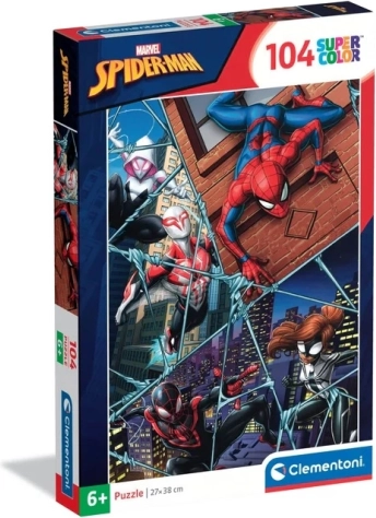 Puslespil Spider-Man 104 brikker Clementoni