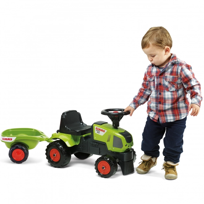 Gåbil - Claas traktor med rat og trailer