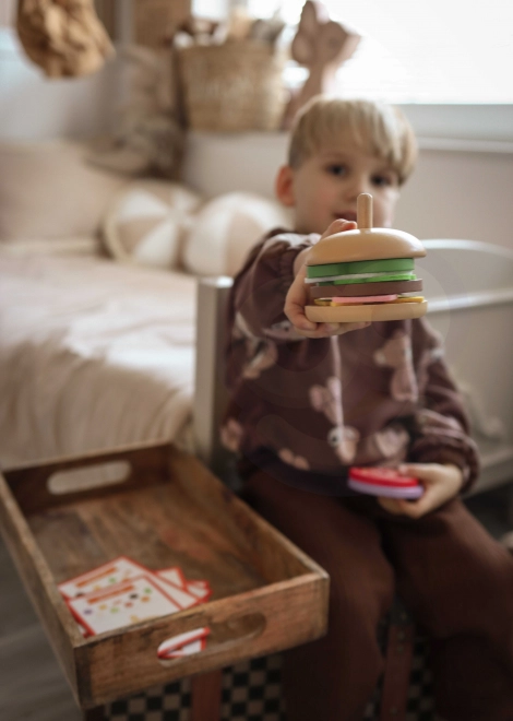Træ Burgerrestaurant WOOPIE GREEN til børn