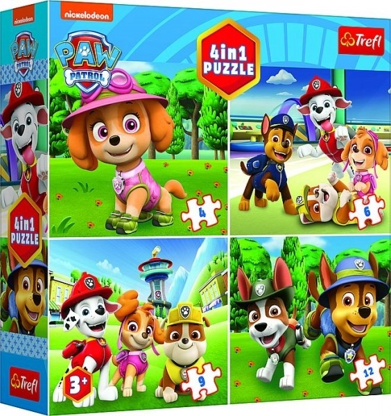 Puslespil 4i1 Paw Patrol