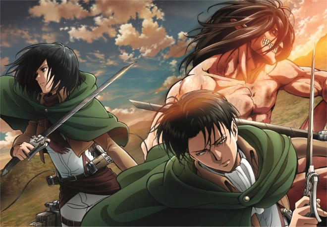 Puzzle Clementoni anime collection Angrebet på Titan