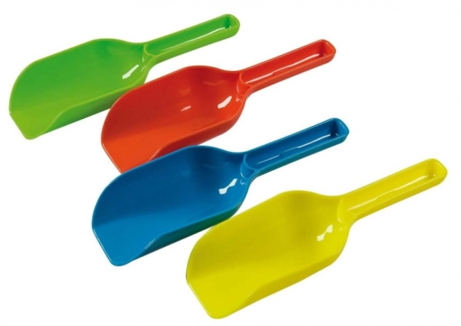 Farverig plastskovl 23 cm