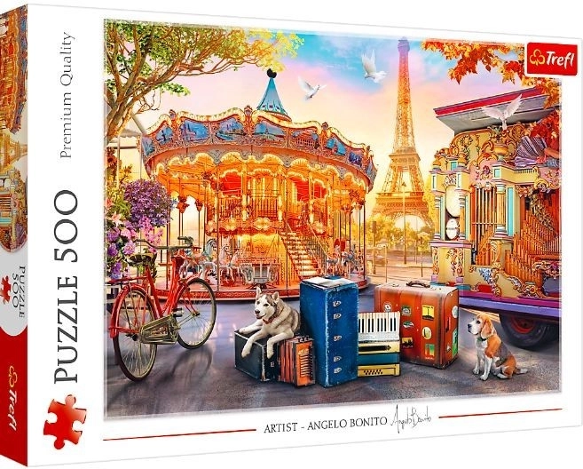 Puslespil 500 brikker – Ferie i Paris TREFL