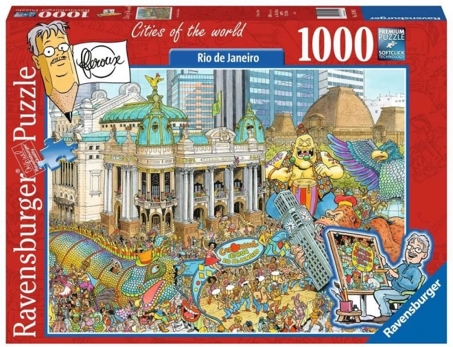 Ravensburger puslespil Rio de Janeiro 1000 brikker