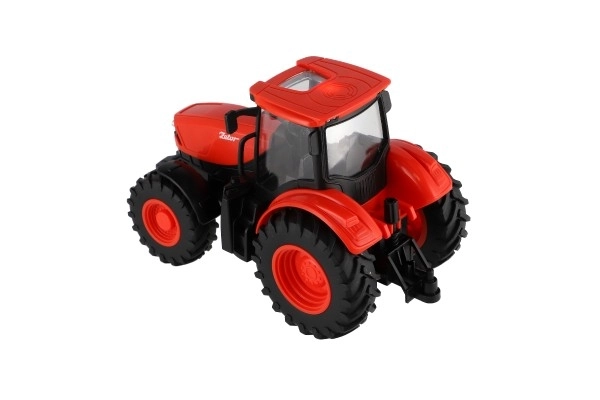 Traktor Zetor RC med trailer plast 42cm 2,4GHz genopladelig pakke + batterier med lyd i kassen