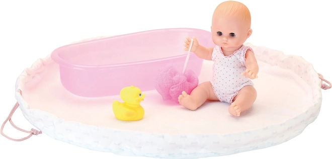 Bade-dukke Petit Câlin med tilbehør