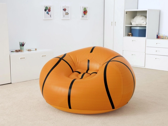 Børne oppustelig stol basketball bold