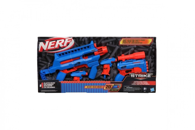 Nerf Alpha Strike Sæt af Blastrer og Pile