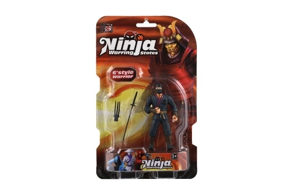Ninja figur med tilbehør 10 cm
