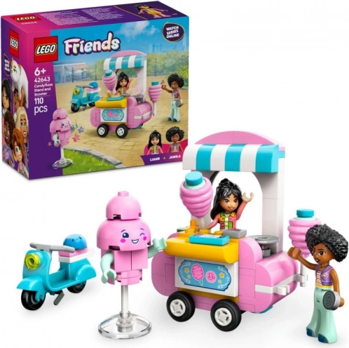 Lego Friends candyflossbod og scooter
