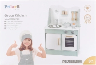 VIGA PolarB trælegekøkken med tilbehør Eco Green