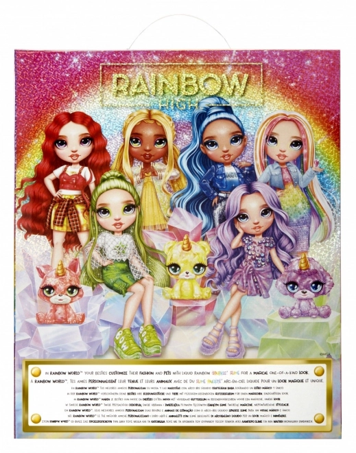 Rainbow High Fashion dukke med kæledyr - Jade Hunter