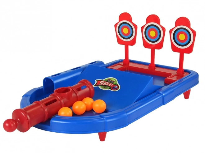 Sæt af arkadespil 4 i 1 Basketball Fodbold Skjold Bowling Pin Launcher