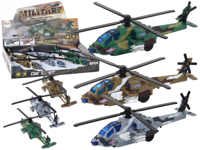 Militære helikopter Militære helikopter Aluminiumsblanding Lydlys