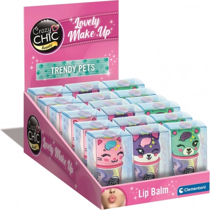 Crazy Chic læbepomade formet som is og muffin CLEMENTONI