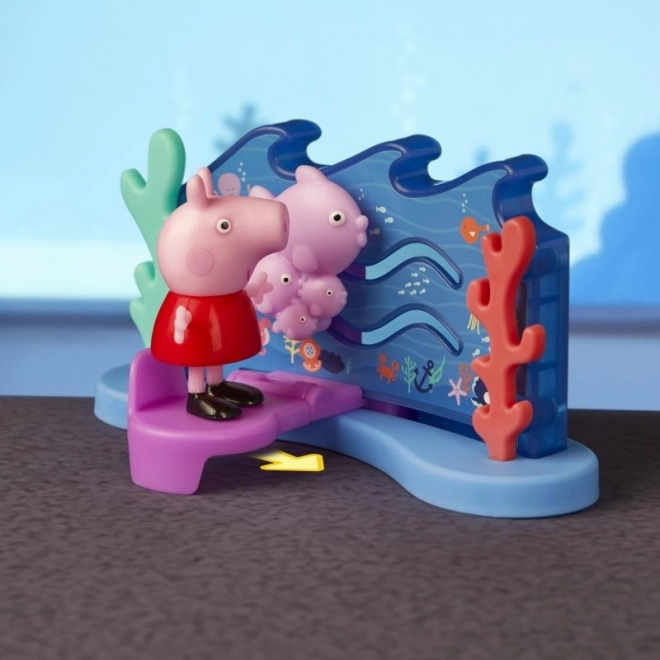 Sæt figurer Peppa Pig - Eventyr i akvariet