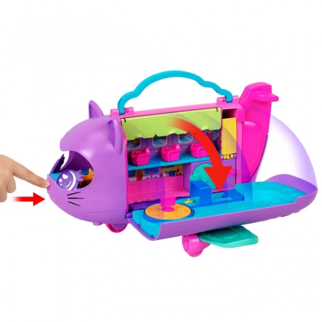 Polly Pocket Katteeventyr Flyvemaskine