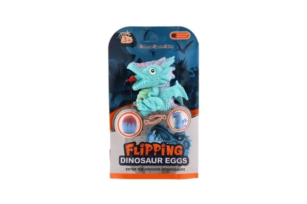 Vendende dinosaur med æg 15 cm
