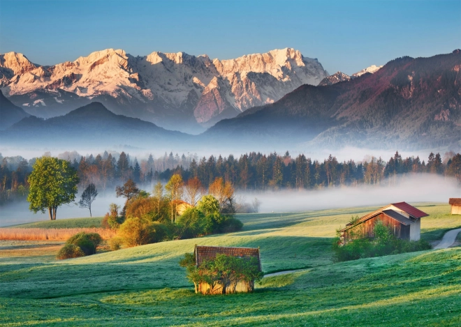 Puslespil Schmidt Garmisch Partenkirchen - Murnauer Moos 1000 brikker