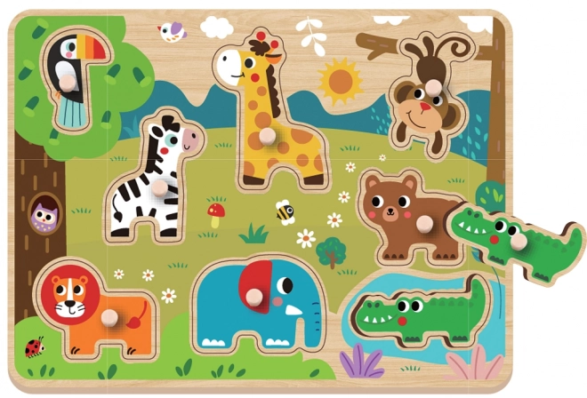 Indsætning af puslespil Safari 2Kids Legetøj