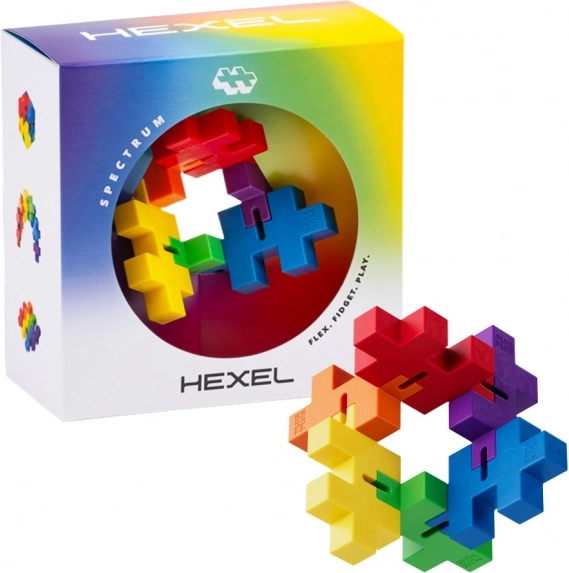 Hexel Regnbue fra Plus-Plus