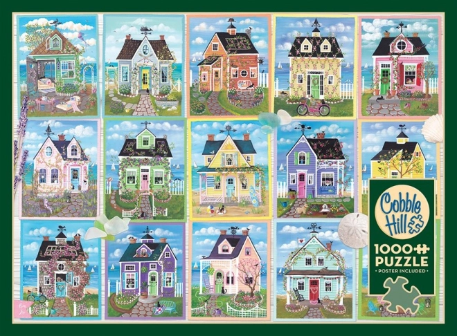 Puslespil Huse ved Havet COBBLE HILL 1000 Brikker