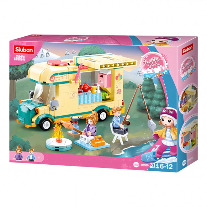 Sluban Happy Diary M38-B0960 Beboelsesvogn