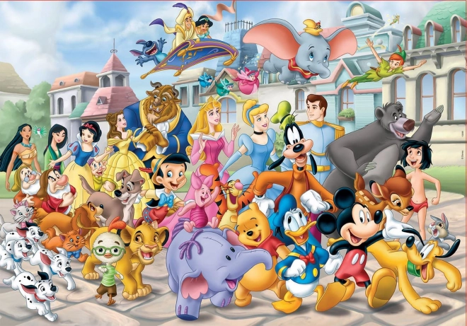 EDUCA Puslespil Parade af Disney-figurer 200 brikker