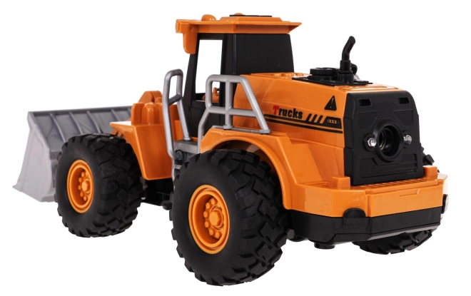R/C Bulldozer med lys- og røgfunktion