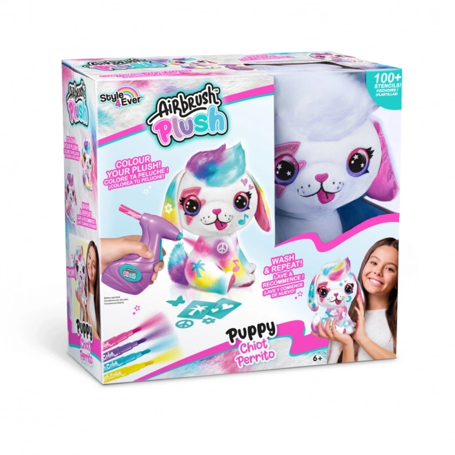Airbrush studie - hundehvalp