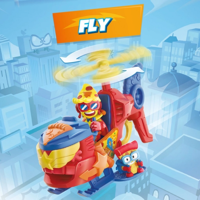 SuperThings Pizzacopter med diskudskyder