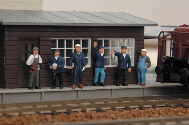Piko figurer af togpersonale – sæt 6 stk.