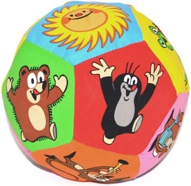 Tekstilbold med Krtěk-motiv 15 cm