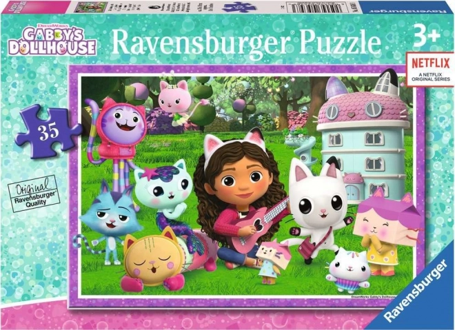 Ravensburger puslespil Gabby's Kattehus 35 brikker