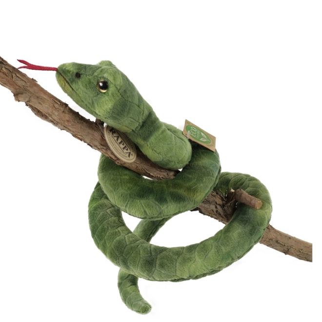 Plys slange grøn 90 cm ECO-FRIENDLY