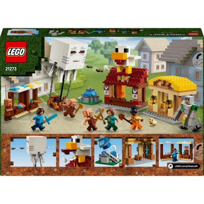 LEGO Minecraft 21273 Angreb af ghastballonen på landsbyen