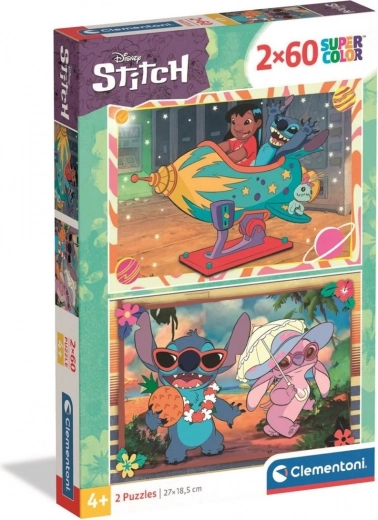 Puzzle Stitch - Hawaiiansk sjov 2x60 brikker