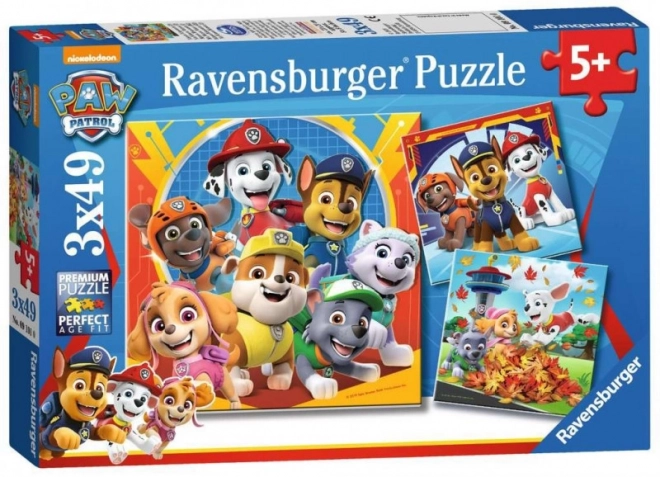 Ravensburger puslespil Paw Patrol 3x49 stykker