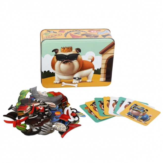 Puzzlika Bulldog - Magnetisk Spil til Børn