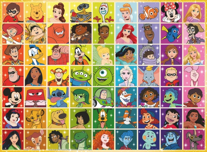 RAVENSBURGER puslespil Disney Figurer XXL 100 brikker