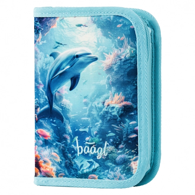 Baagl sæt af skolemateriel Zippy Delfin