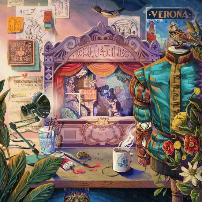Firkantet puslespil RAVENSBURGER Art & Soul: Romeo og Julie – 750 brikker