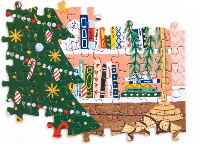 GALISON Puslespil Julekalender Hjem til Jul 12x42 brikker