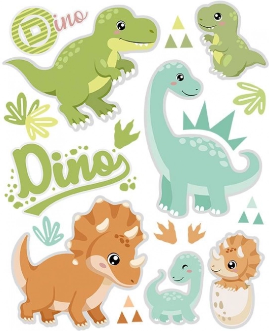 Strygebilleder dinosaurer – lille ark