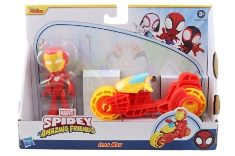 Marvel Spidey og hans venner - Iron Man med motorcykel