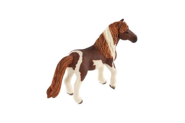 Hjemmelavet shetlandspony i plast, 12 cm i pose