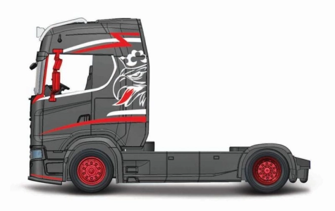 Bburago 1:43 Transportører Tilpassede Kabiner Scania 770S – Grå