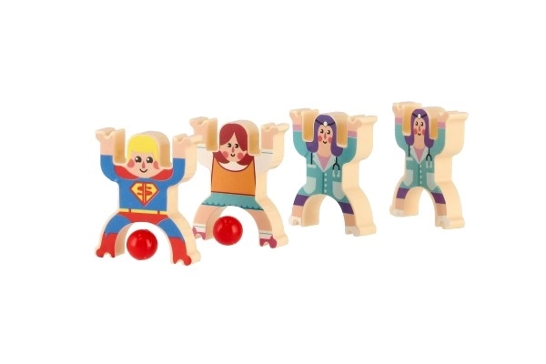 Spil balancerende hercules mini plast 26stk 3 farver i æske 21x19x3,5cm